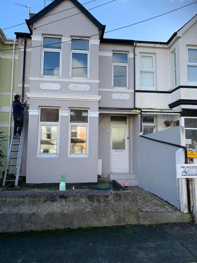 Exterior painting project completed in Plymouth